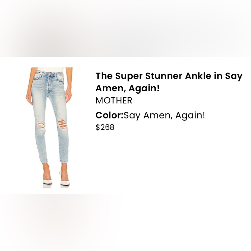 MOTHER Size 27 High Rise Denim